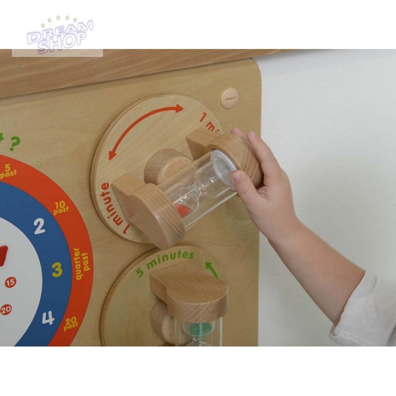 Nauka O Czasie Czytanie Godziny - Tablica Edukacyjna Masterkidz Nauka O Czasie Czytanie Godziny - Tablica Edukacyjna Masterkidz
