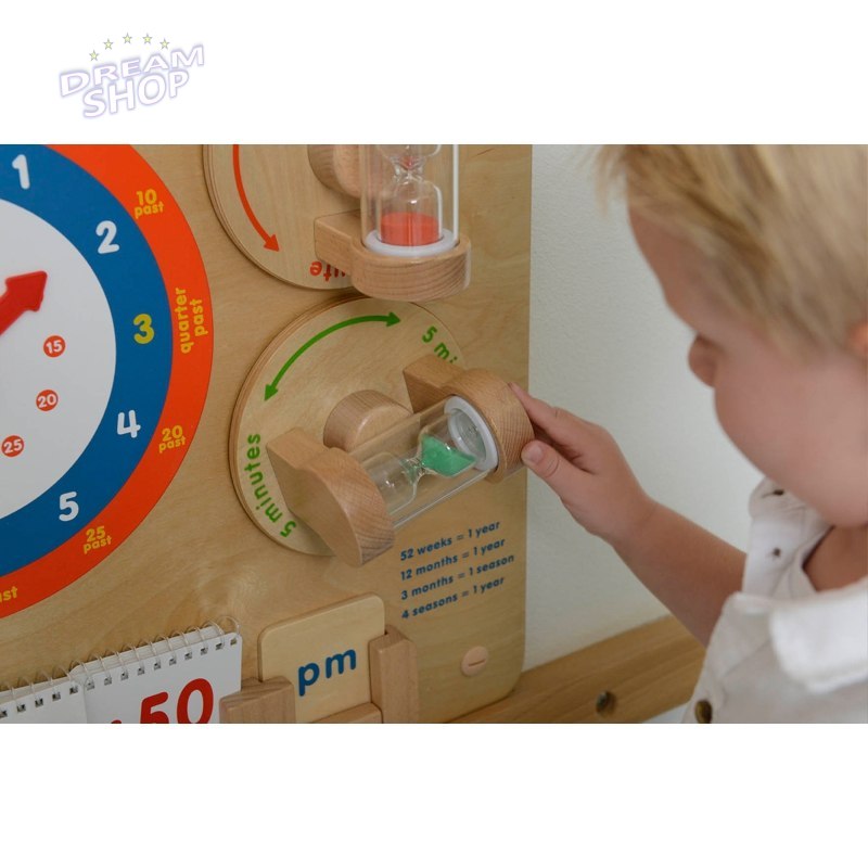 Nauka O Czasie Czytanie Godziny - Tablica Edukacyjna Masterkidz Nauka O Czasie Czytanie Godziny - Tablica Edukacyjna Masterkidz