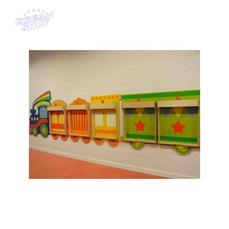 System Do Montażu Tablic Masterkidz Flex - Pociąg zestaw z 5 tablicami System Do Montażu Tablic Masterkidz Flex - Pociąg zestaw z 5 tablicami