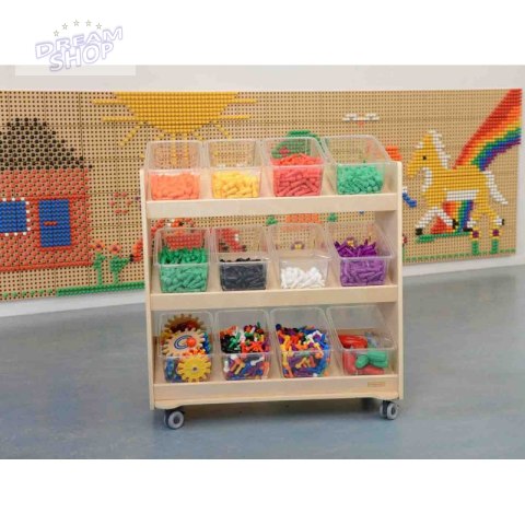 Szafka Kółka 3 Półki Na Akcesoria Do Tablicy Masterkidz STEM Szafka Kółka 3 Półki Na Akcesoria Do Tablicy Masterkidz STEM