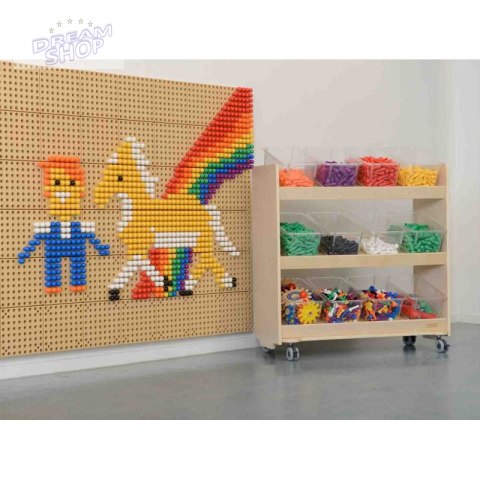 Szafka Kółka 3 Półki Na Akcesoria Do Tablicy Masterkidz STEM Szafka Kółka 3 Półki Na Akcesoria Do Tablicy Masterkidz STEM