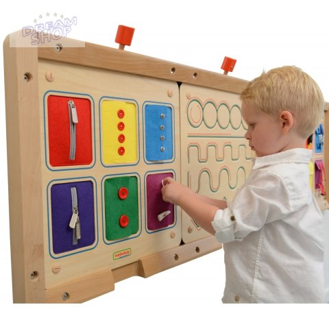 Tablica Ścienna Otwieranie I Zamykanie Zamków Suwaki Guziki Masterkidz Tablica Ścienna Otwieranie I Zamykanie Zamków Suwaki Guziki Masterkidz