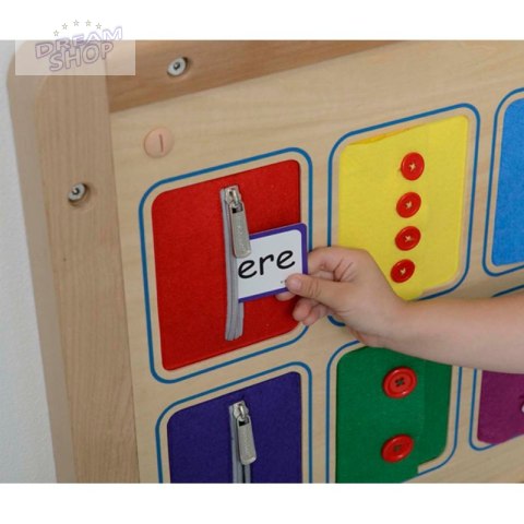 Tablica Ścienna Otwieranie I Zamykanie Zamków Suwaki Guziki Masterkidz Tablica Ścienna Otwieranie I Zamykanie Zamków Suwaki Guziki Masterkidz