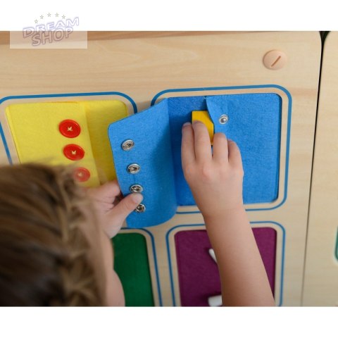 Tablica Ścienna Otwieranie I Zamykanie Zamków Suwaki Guziki Masterkidz Tablica Ścienna Otwieranie I Zamykanie Zamków Suwaki Guziki Masterkidz
