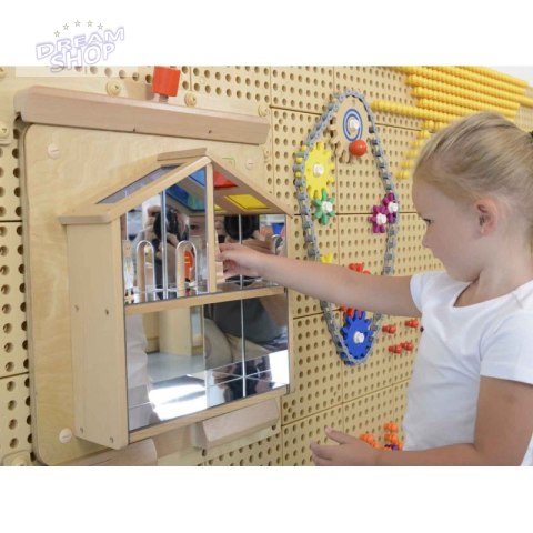 Tablica Ścienna Sensoryczna Domek Z Luster Masterkidz Tablica Ścienna Sensoryczna Domek Z Luster Masterkidz