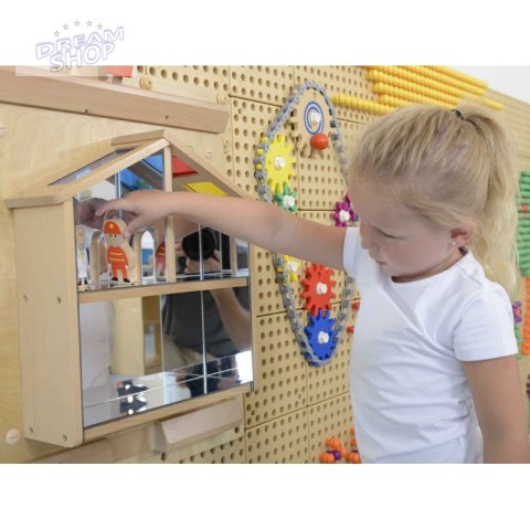 Tablica Ścienna Sensoryczna Domek Z Luster Masterkidz Tablica Ścienna Sensoryczna Domek Z Luster Masterkidz
