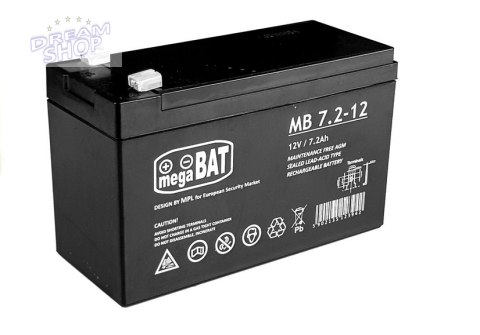 Akumulator żelowy do Auta na Akumulator 12V 7.2AH Akumulator żelowy do Auta na Akumulator 12V 7.2AH