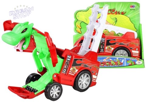 Auto Straż Transformacja Smok 2w1 Wóz Strażacki Auto Straż Transformacja Smok 2w1 Wóz Strażacki