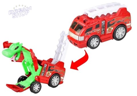 Auto Straż Transformacja Smok 2w1 Wóz Strażacki Auto Straż Transformacja Smok 2w1 Wóz Strażacki