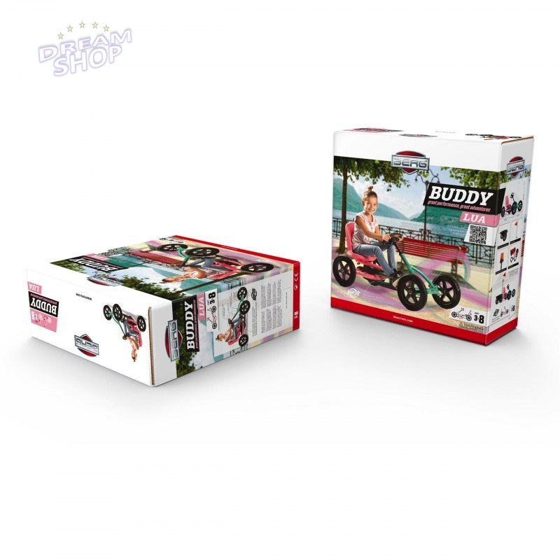BERG Gokart na pedały Buddy Lua 3-8 lat do 50 kg BERG Gokart na pedały Buddy Lua 3-8 lat do 50 kg