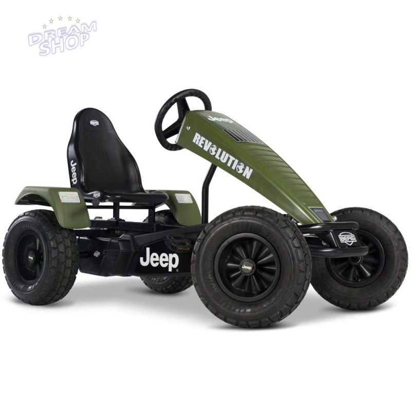 BERG Terenowy Gokart na pedały Jeep Revolution BFR-3 Biegi Pompowane koła od 5 lat do 100 kg BERG Terenowy Gokart na pedały Jeep Revolution BFR-3 Biegi Pompowane koła od 5 lat do 100 kg