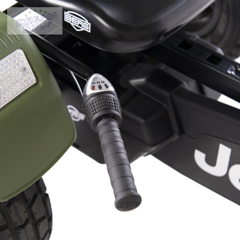 BERG Terenowy Gokart na pedały Jeep Revolution BFR-3 Biegi Pompowane koła od 5 lat do 100 kg BERG Terenowy Gokart na pedały Jeep Revolution BFR-3 Biegi Pompowane koła od 5 lat do 100 kg