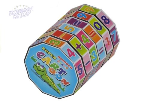 Kostka Edukacyjna Walec Matematyczny Układanka Kostka Edukacyjna Walec Matematyczny Układanka