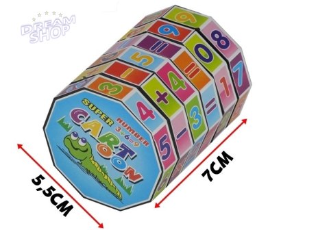 Kostka Edukacyjna Walec Matematyczny Układanka Kostka Edukacyjna Walec Matematyczny Układanka
