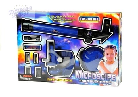 Mikroskop Zestaw 2w1 Teleskop Zestaw Odkrywcy Mikroskop Zestaw 2w1 Teleskop Zestaw Odkrywcy