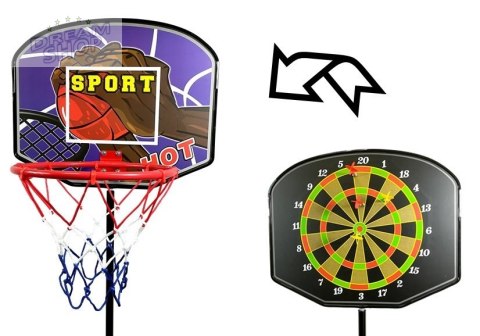Zestaw Do Gry 3w1 Koszykówka Boks Dart Zestaw Do Gry 3w1 Koszykówka Boks Dart