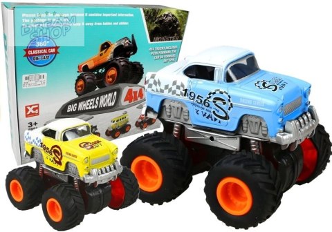 Auto 4x4 Klasyczny Model Na Dużych Kołach 4 Kolory Auto 4x4 Klasyczny Model Na Dużych Kołach 4 Kolory
