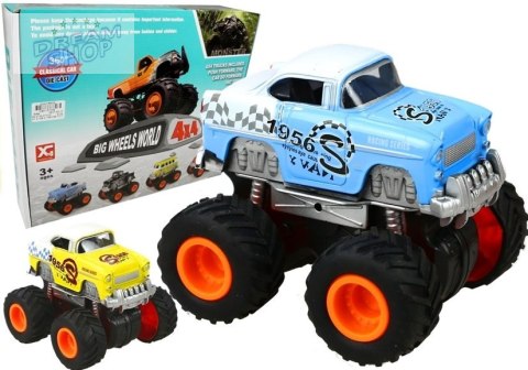 Auto 4x4 Klasyczny Model Na Dużych Kołach 4 Kolory Auto 4x4 Klasyczny Model Na Dużych Kołach 4 Kolory