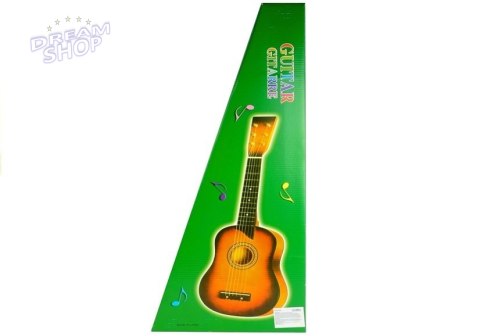 Gitara Drewniana Klasyczna z Kostką Ciemny Brąz Gitara Drewniana Klasyczna z Kostką Ciemny Brąz