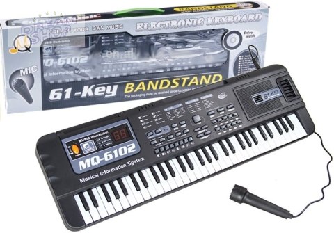 Keyboard MQ-6102 61 Klawiszy Mikrofon Do Nauki Keyboard MQ-6102 61 Klawiszy Mikrofon Do Nauki