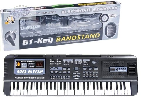 Keyboard MQ-6102 61 Klawiszy Mikrofon Do Nauki Keyboard MQ-6102 61 Klawiszy Mikrofon Do Nauki