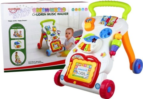 Pchacz Chodzik Telefon Pianinko Znikopis 3 w 1 Pchacz Chodzik Telefon Pianinko Znikopis 3 w 1