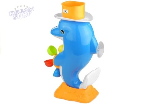 Delfin Kołowrotki Zabawka Do Wanny Basenu Fontanna