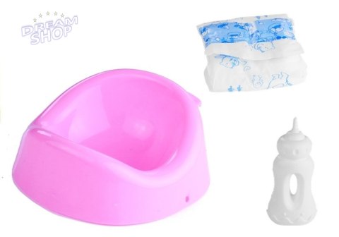 Lalka Bobas W Szlafroku Butelka Nocnik Pampers Gra Lalka Bobas W Szlafroku Butelka Nocnik Pampers Gra