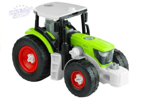 Rozkręcany Traktor z Otwierana Przyczepą 43 cm