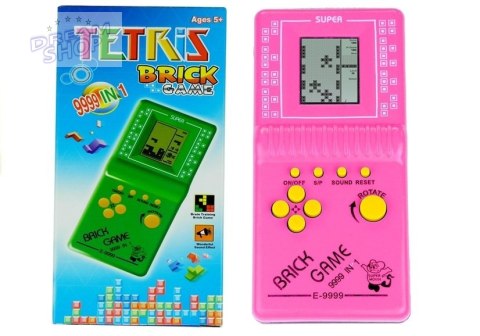 Gra Elektroniczna Tetris Kieszonkowa Różowa Gra Elektroniczna Tetris Kieszonkowa Różowa