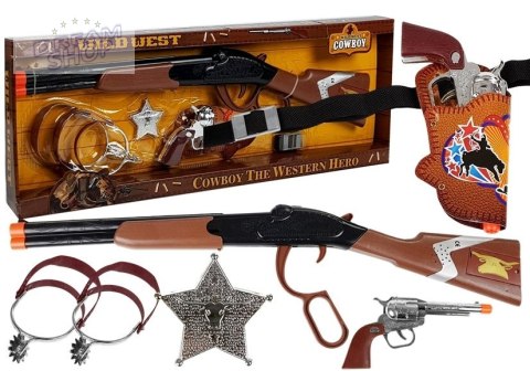 Zestaw Kowboja Kowbojski Pistolet + Akcesoria Zestaw Kowboja Kowbojski Pistolet + Akcesoria