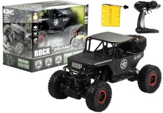 Auto Zdalnie Sterowane Jeep R/C 1:18 Czarne