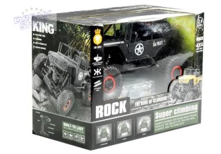 Auto Zdalnie Sterowane Jeep R/C 1:18 Czarne