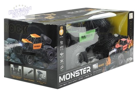 Auto Zdalnie Sterowane Monster Truck na resorach Zielony Auto Zdalnie Sterowane Monster Truck na resorach Zielony