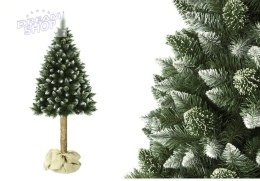 Choinka Sztuczna Sosna Diamentowa 160cm na Pniu