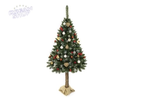 Choinka Sztuczna Sosna Diamentowa 220cm na Pniu