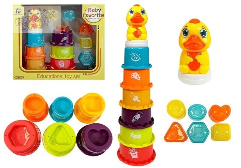 Piramidka Edukacyjna Dla Dziecka Zbuduj Wieżę, Sorter, Zabawa w wodzie