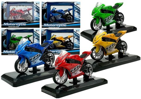 Sportowy Motocykl z Dźwiękami 1:18 4 Kolory