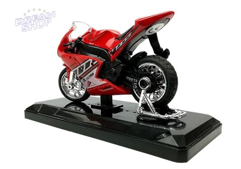 Sportowy Motocykl z Dźwiękami 1:18 4 Kolory Sportowy Motocykl z Dźwiękami 1:18 4 Kolory