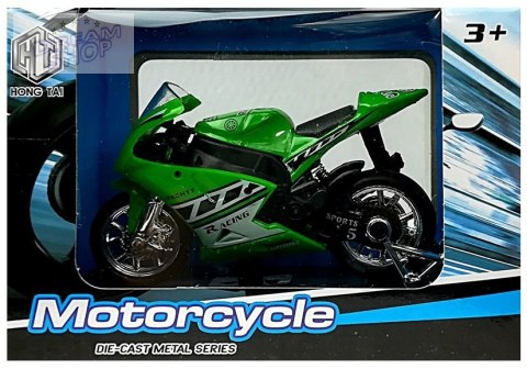 Sportowy Motocykl z Dźwiękami 1:18 4 Kolory Sportowy Motocykl z Dźwiękami 1:18 4 Kolory