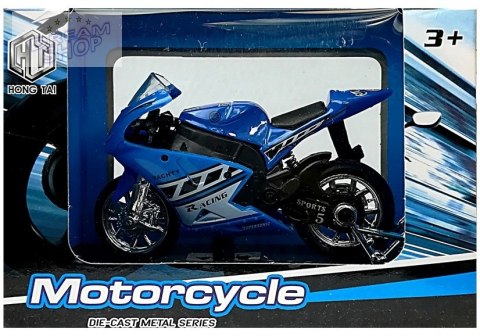 Sportowy Motocykl z Dźwiękami 1:18 4 Kolory Sportowy Motocykl z Dźwiękami 1:18 4 Kolory