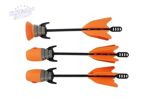 Zestaw Łuk 3 Strzały Sportowy Pomarańczowy 58 cm Zestaw Łuk 3 Strzały Sportowy Pomarańczowy 58 cm