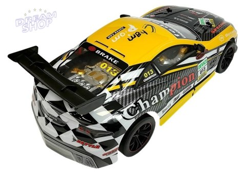 Auto Zdalnie Sterowane Sportowe 2.4GHz Żółte Auto Zdalnie Sterowane Sportowe 2.4GHz Żółte