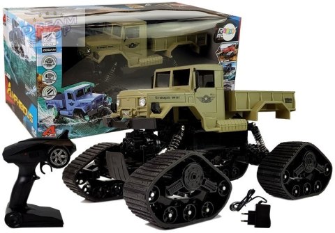 Auto Pickup Terenowe 1:12 Zdalnie Sterowany R/C Gąsienice Żółte