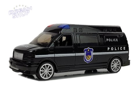 Auto Policja z Naciągiem ze światłami i dźwiękiem Auto Policja z Naciągiem ze światłami i dźwiękiem