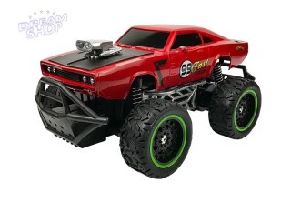 Auto Zdalnie Sterowane R/C 6.5 km/h Wysokie Koła Czerwone