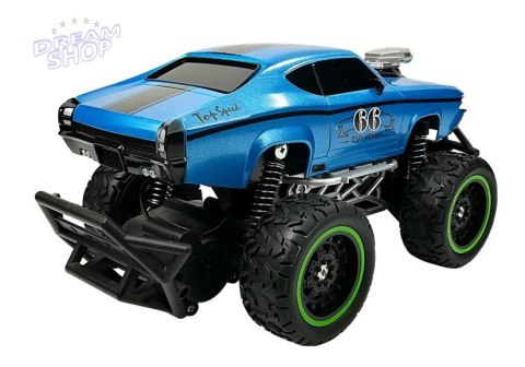 Auto Zdalnie Sterowane R/C 6.5 km/h Wysokie Koła Niebieskie Auto Zdalnie Sterowane R/C 6.5 km/h Wysokie Koła Niebieskie