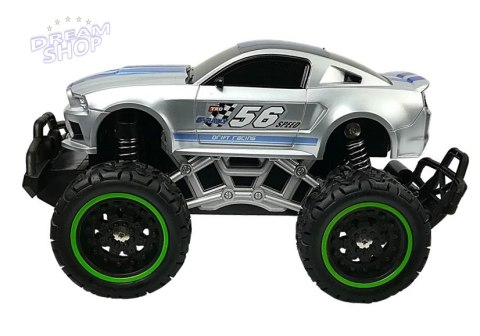 Auto Zdalnie Sterowane R/C 6.5 km/h Wysokie Koła Srebrne Auto Zdalnie Sterowane R/C 6.5 km/h Wysokie Koła Srebrne