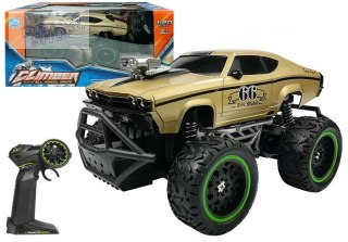Auto Zdalnie Sterowane R/C 6.5 km/h Wysokie Koła Złoty