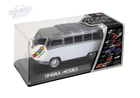 Autobus Resorak z Naciągiem Biały ze światłami i dźwiękiem Autobus Resorak z Naciągiem Biały ze światłami i dźwiękiem